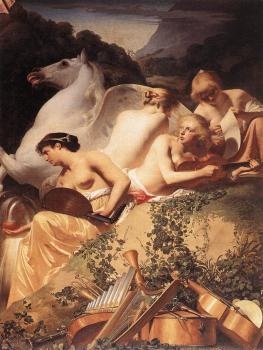 凱撒 萬 埃弗丁恩 The Four Muses with Pegasus